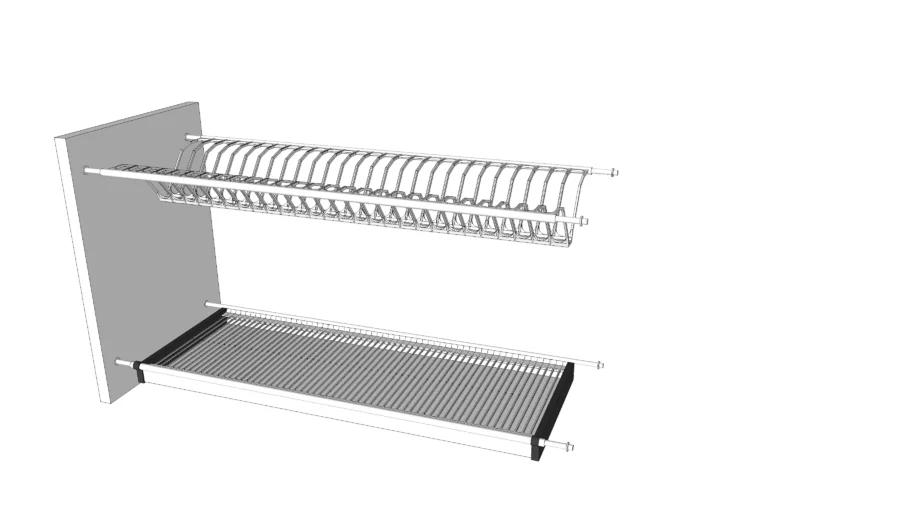 escurridor de platos 70cm -  ESCORREDOR DE PRATOS 700mm -  DISH RACK 0.7m