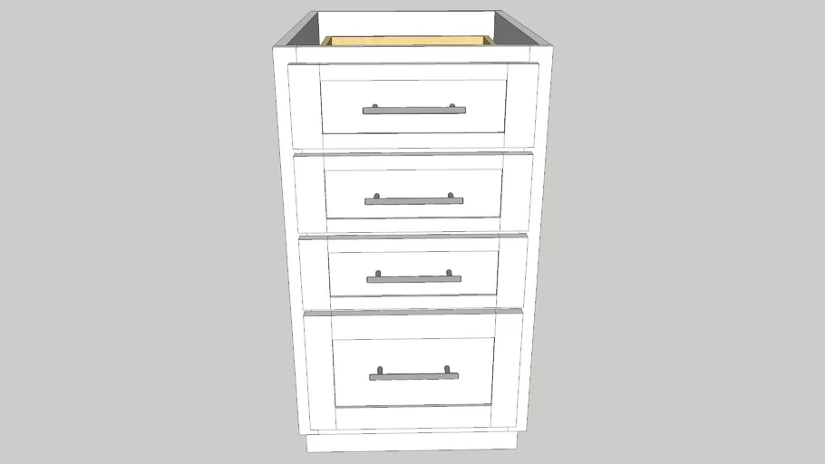 Base Cabinet - 4 Drawer