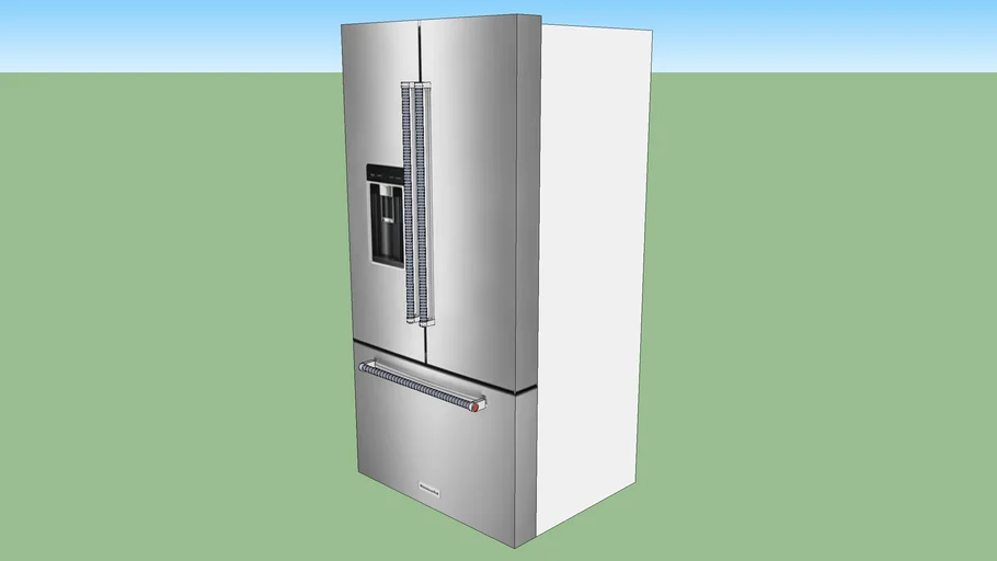 KitchenAid - 23.8 Cu. Ft. French Door Counter-Depth Refrigerator