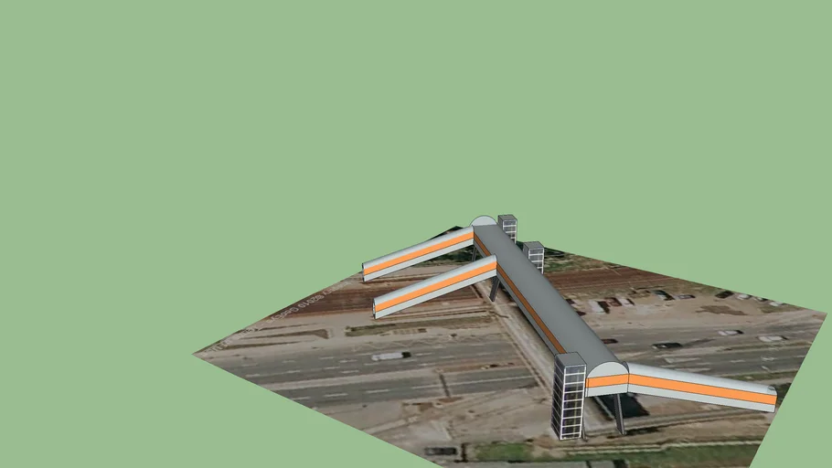 Footbridge of Ferihegy