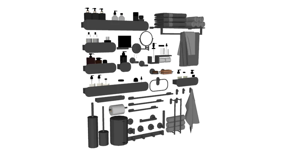 BATHROOM ACCESSORIES 3dsky