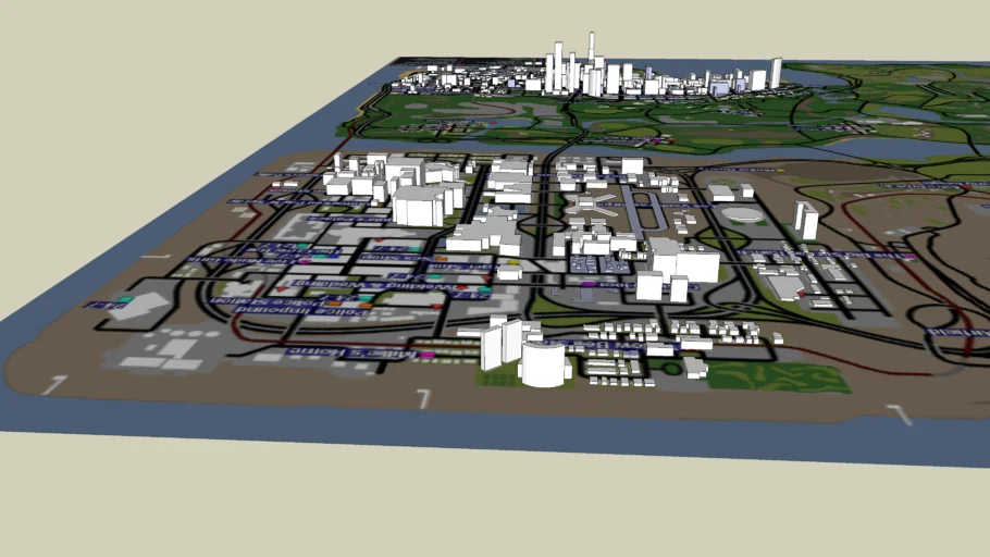 GTA SA MAP almost complete, las venturas completion #2
