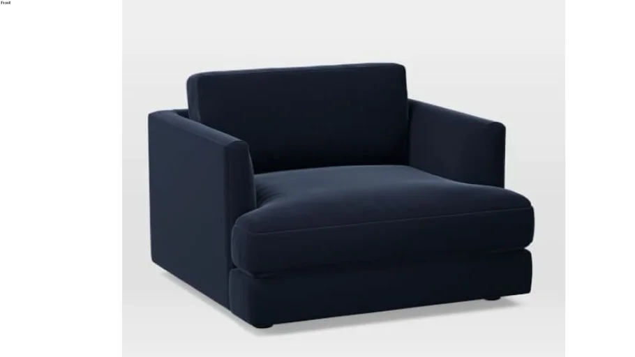 Poltrona azul marinho