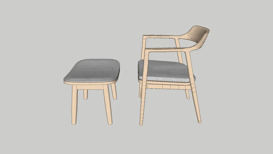 Hiroshima Lounge Chair by Naoto Fukasawa