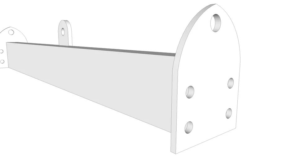 Daktronics PST12HD Rigging Header Beam | 3D Warehouse