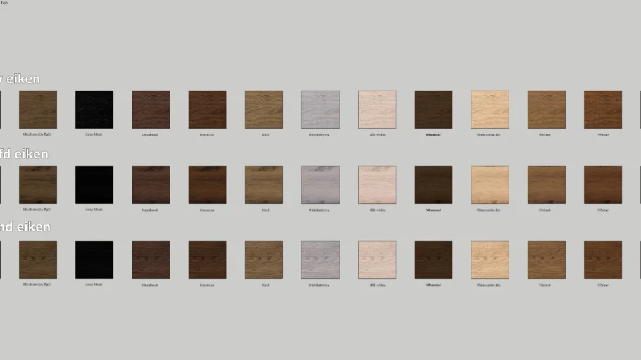Table du Sud - Eikenhout kleuren