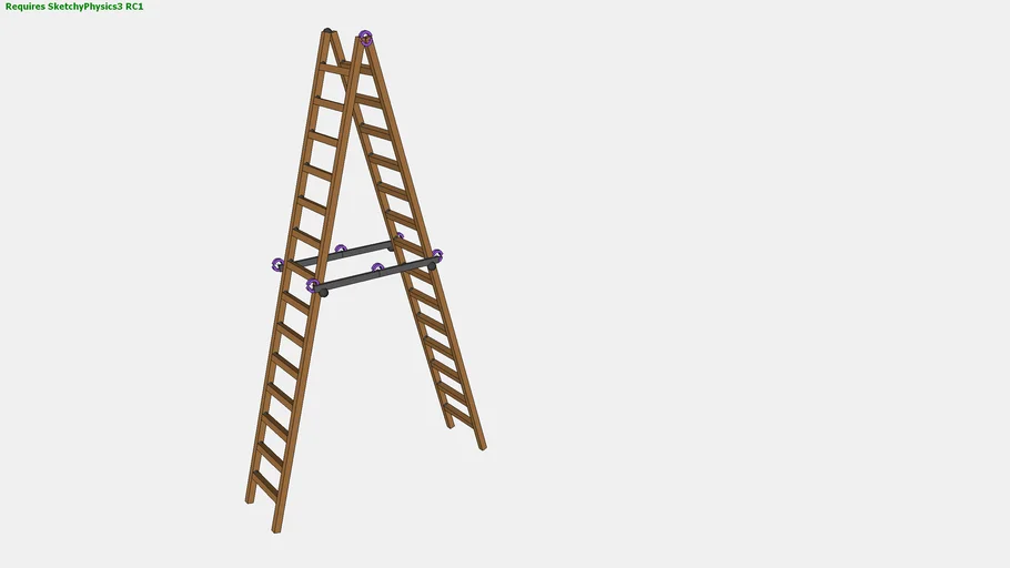 Double ladder (breakable) for Sketchyphysics