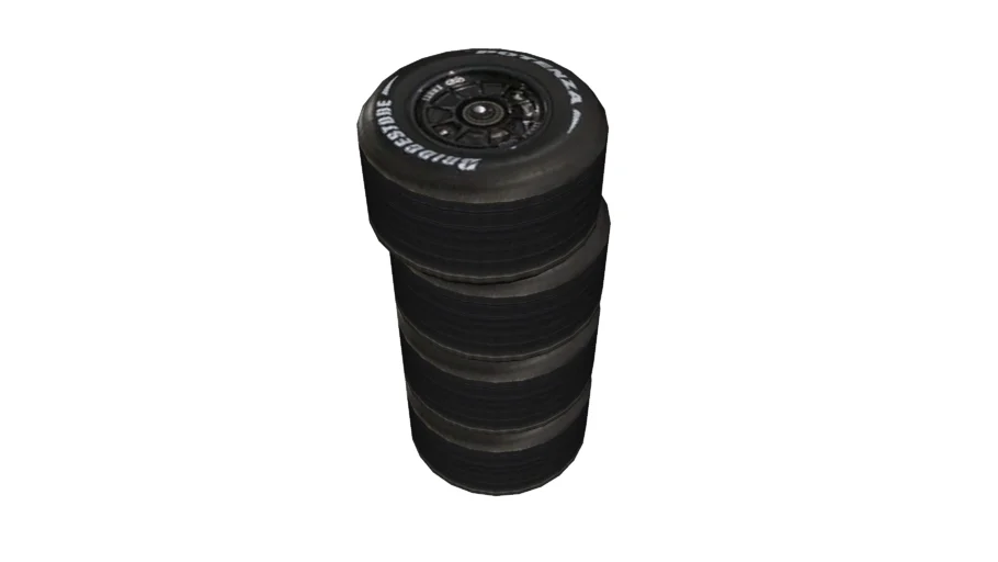 F1 pilha de pneus