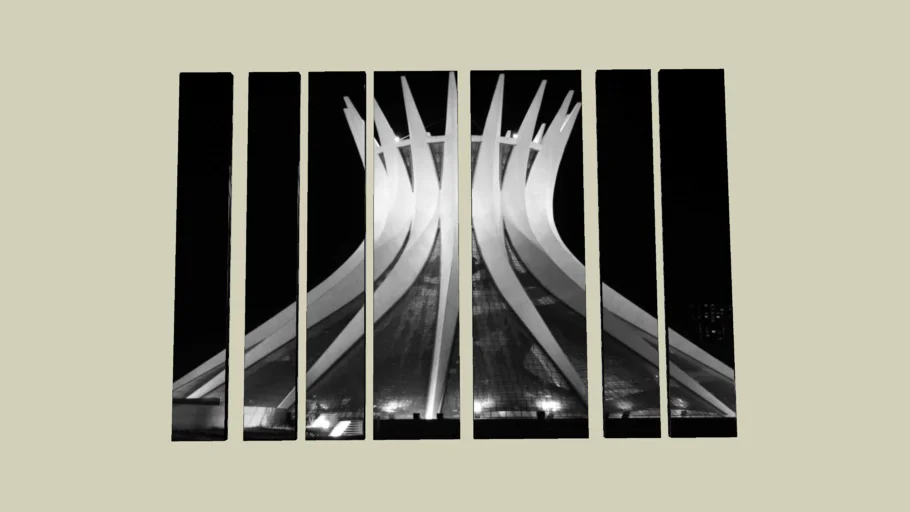 Quadro - A Catedral de Brasília