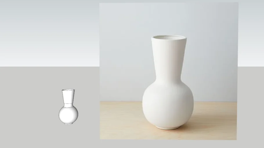 WEST ELM - Pure White Matte Ceramic Vases 4