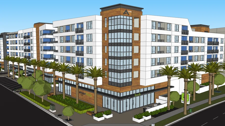 A-Town Market Building Development in the Platinum Triangle Anaheim California