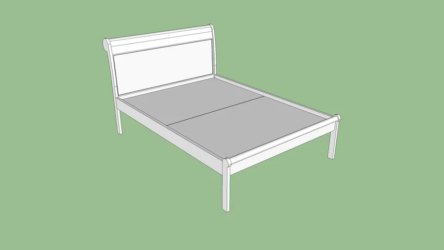 Cama de casal com cabeceira