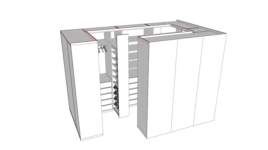 MOBILIÁRIO QUARTO CLOSET|CABICEIRA|RACK