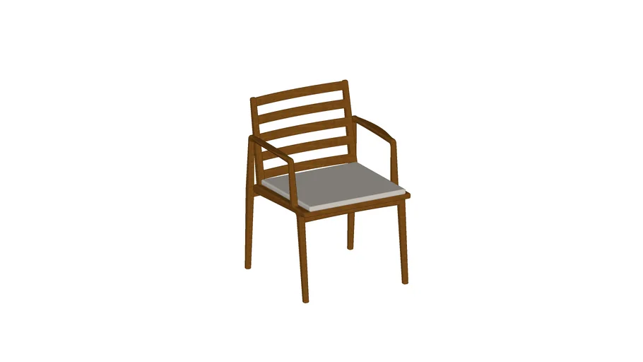 Cadeira Atobá com Braço - Marê Mobília