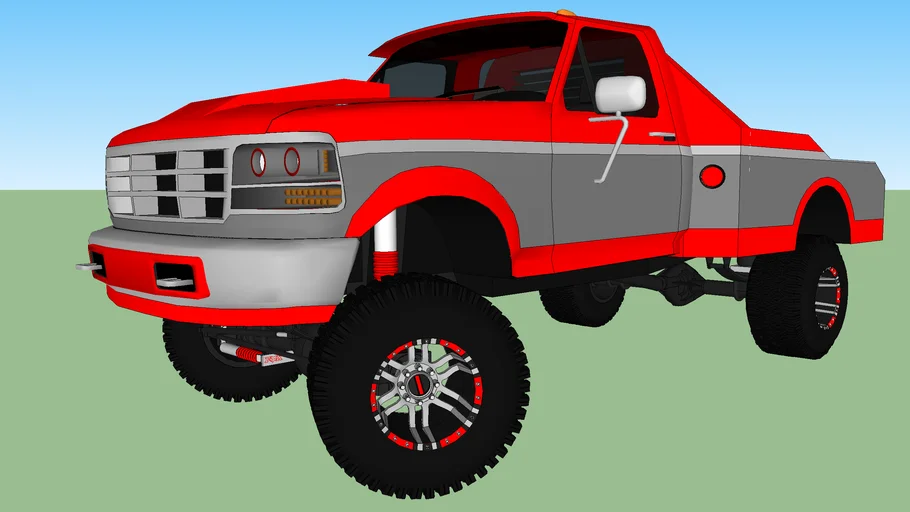 1996 Ford F350 Regular Cab (western Hauler Bed)