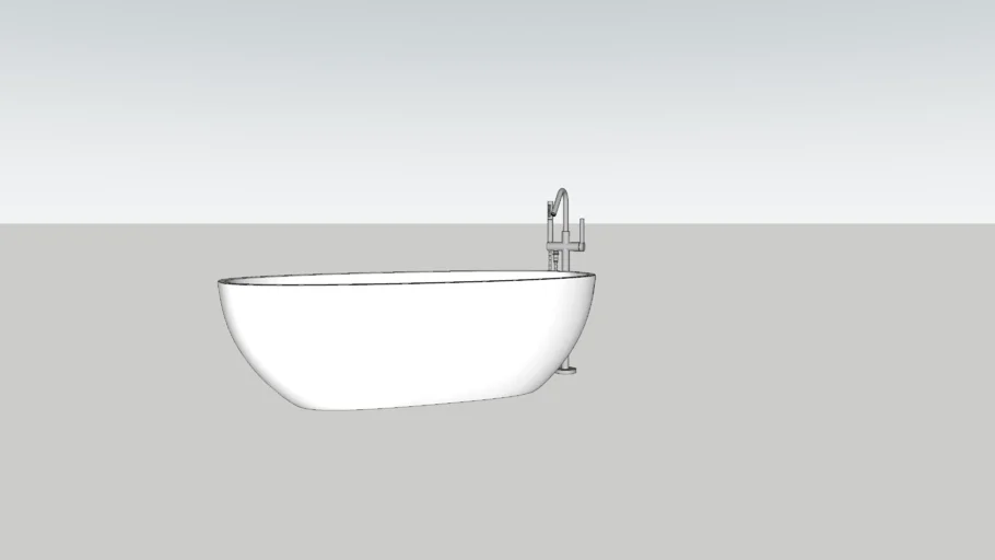 Banheira Oval - Oval Bathtub