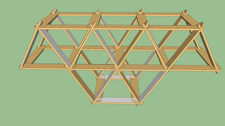 popsicle stick truss bridge