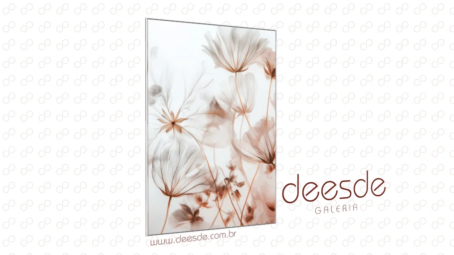 QUADRO FLORAL FOLHAGENS 149 FLORES - DEESDE GALERIA