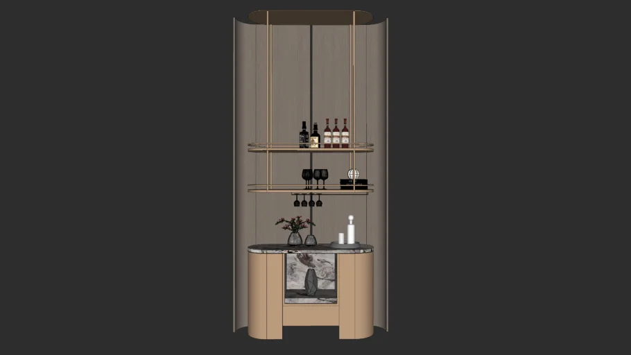 MODERN WINE CABINET 3