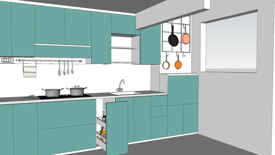Kitchen Design 2 | 3D Warehouse