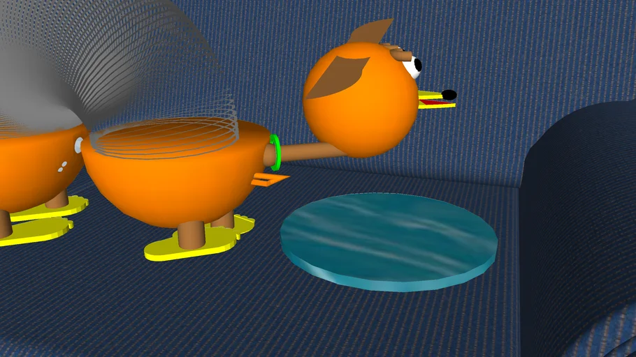 Slinky dog drools