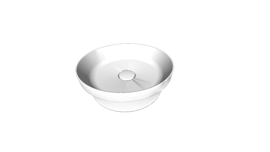 Cuba Redonda de Sobrepor 40cm Branco L.22040.17 Deca