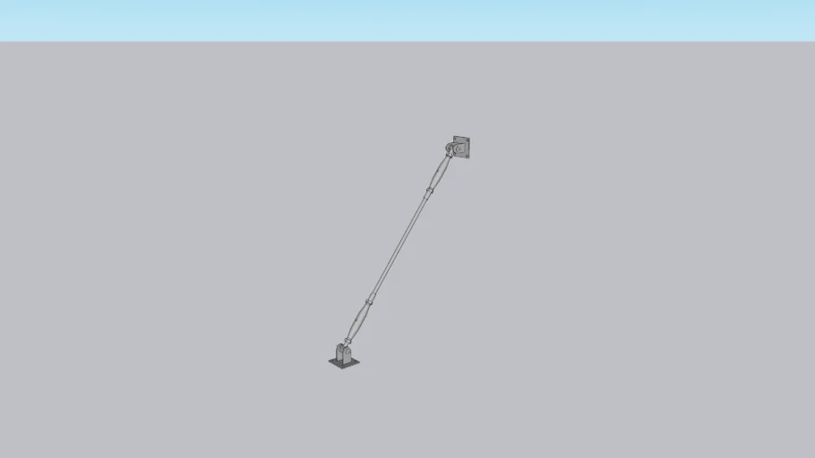 Canopy Tie Rod - 3' out / 4' high