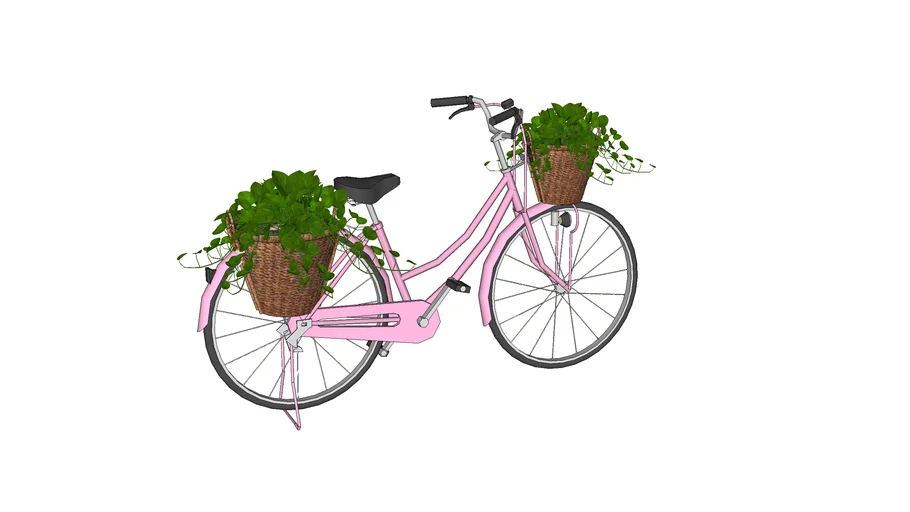 Bicicleta com Flores