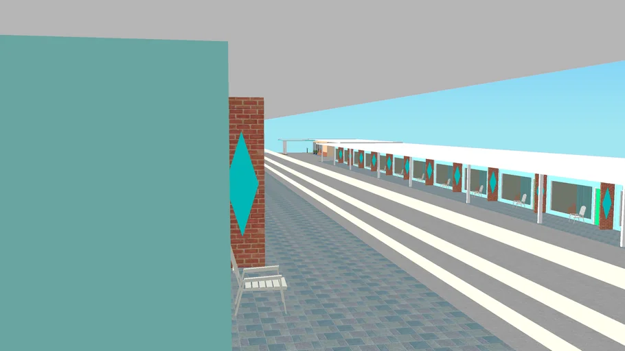 My 100th Model: Starlite Motel- Fully Furnished