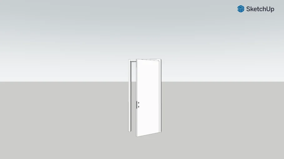 Bi-leaf door