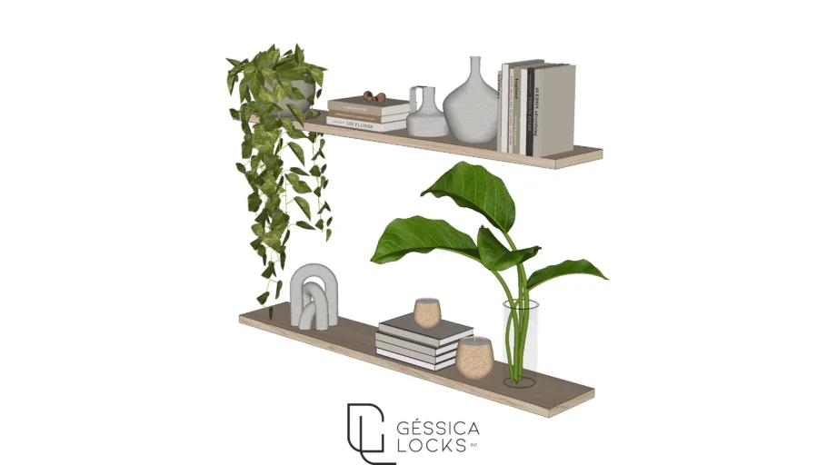 DECORAÇÃO PRATELEIRAS