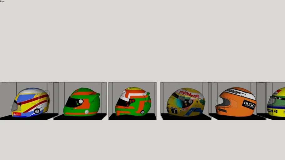 Capacetes de Corrida