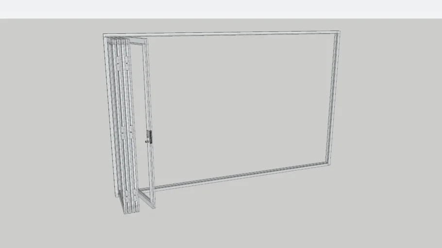 bi-folding glass door