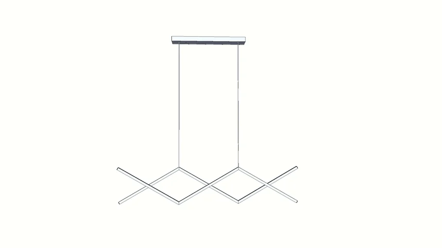 Lustre Pendente de Led Grund 38W