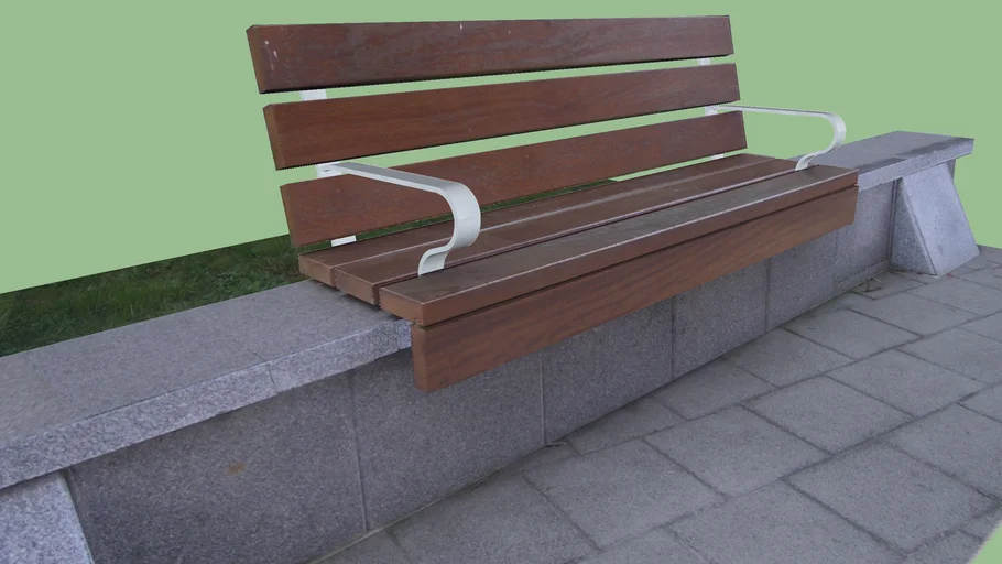 Wooden bench