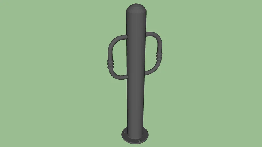 R-7904-FL bike bollard