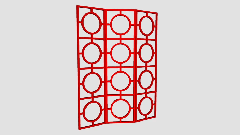 Retro Room Divider Screen