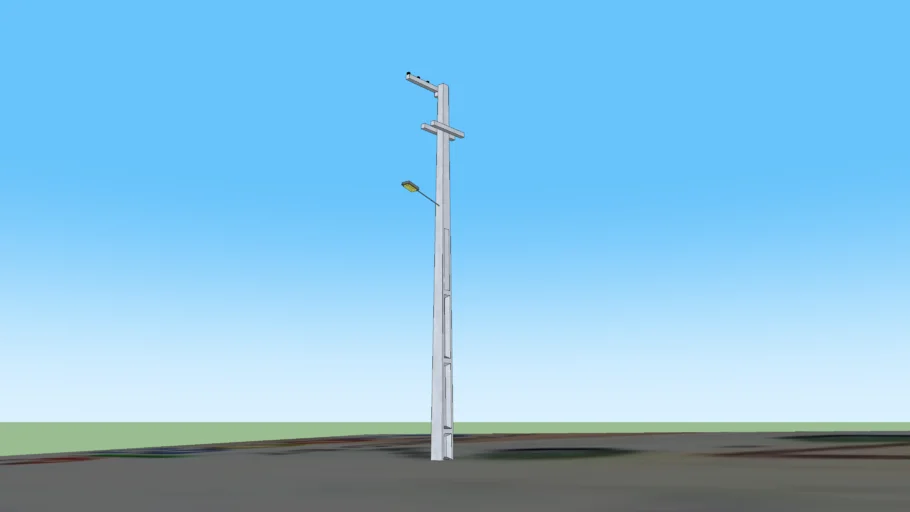 Poste de energia elétrica