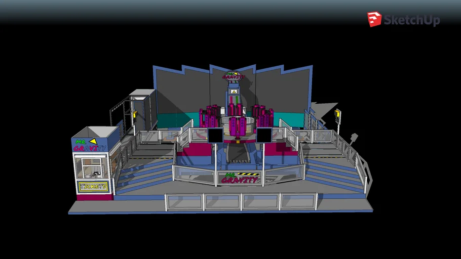 Funfair Ride - Mr. Gravity