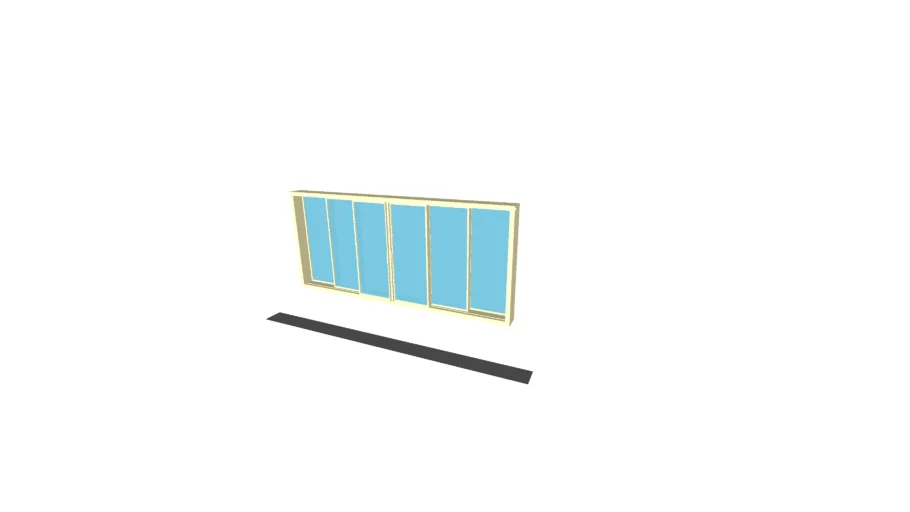 NanaWall cero III Triple Glazing OXXXXO - The Minimal Framed Large Panel Sliding Glass Wall