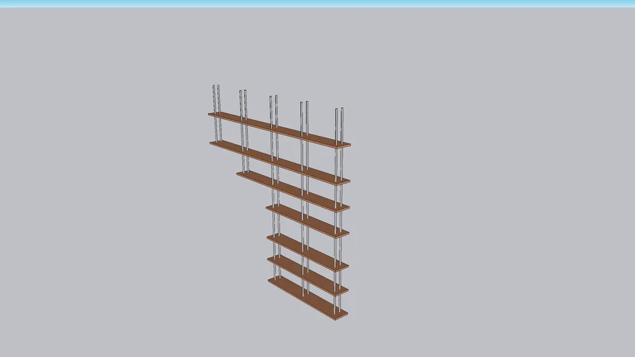 Estante minimalista