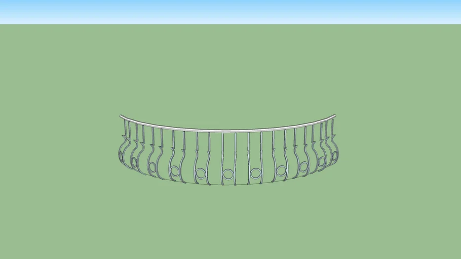balcony railing (fence)
