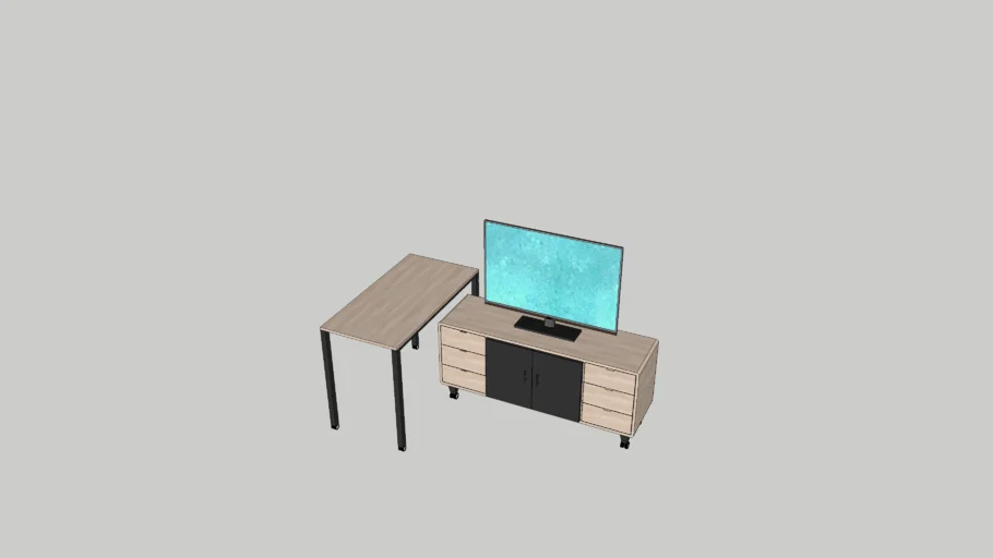 Scandinavian TV Set