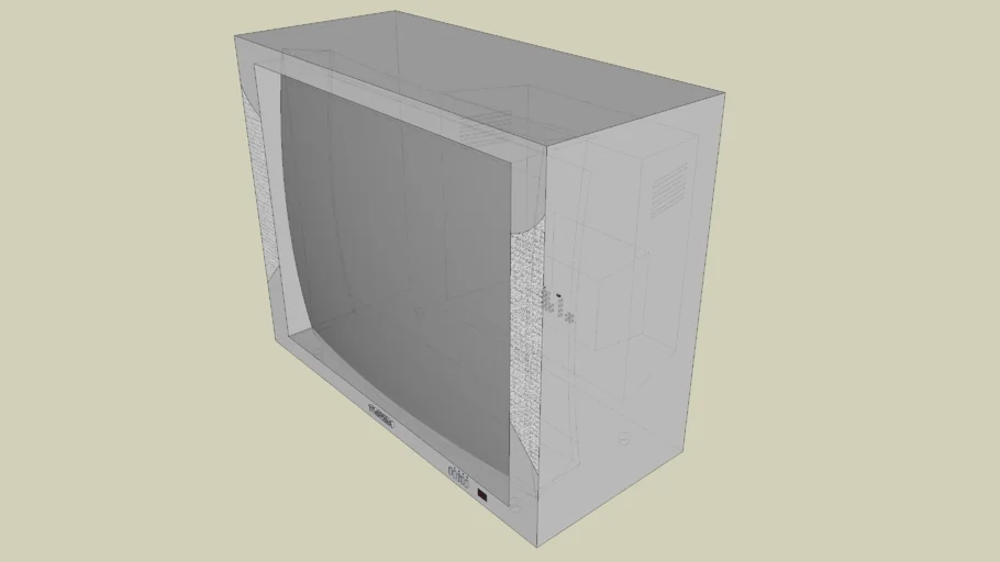 Televisão de Tubo analógica