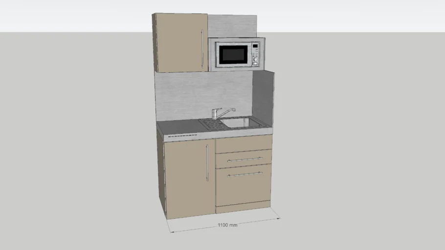 Elfin Kitchenette / Compact office kitchen / tea station / tea point