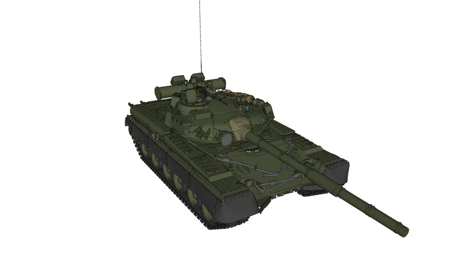 【War Thunder】T-80B 3D MODEL