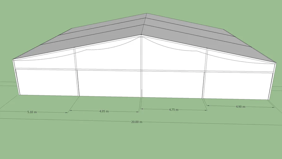 Tenda 20 x 5