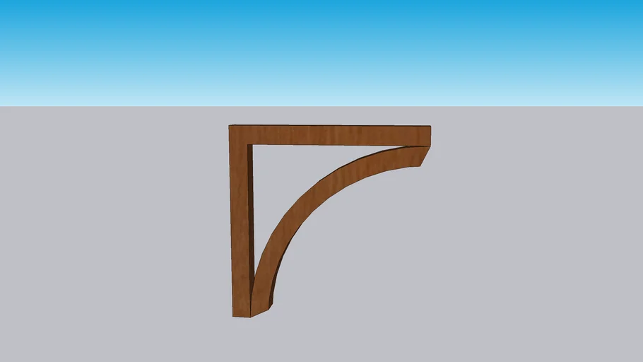 Wooden Corbel