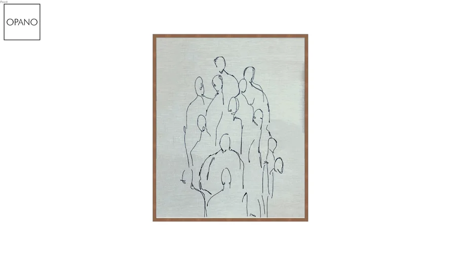 Quadro Multidão