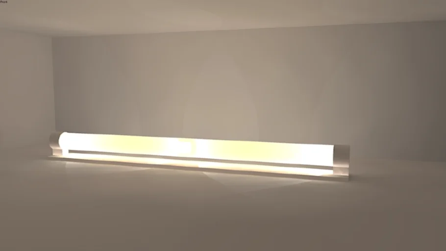 Fluorescent ceiling light
